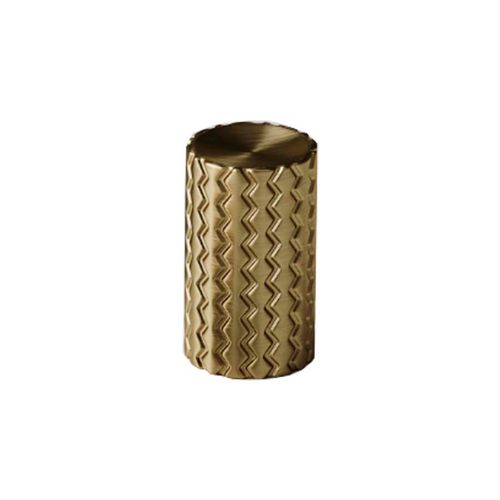 Puxador Zigrinato Il1780 1 Ponto Bronze Escovado Italy Line