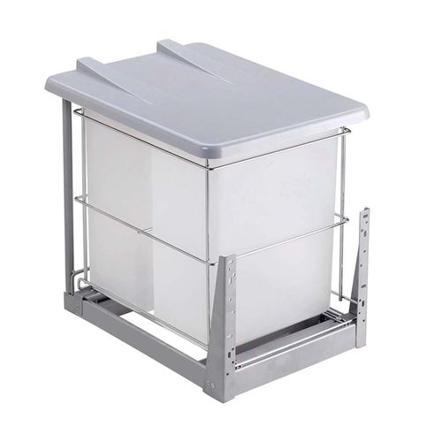 Lixeira Dupla 18 Litros Deslizante 4408 Inox Masutti