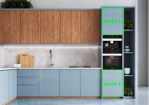 Kit Verticato 2 Folha de Porta 3 Metros Champagne Claro Rometal