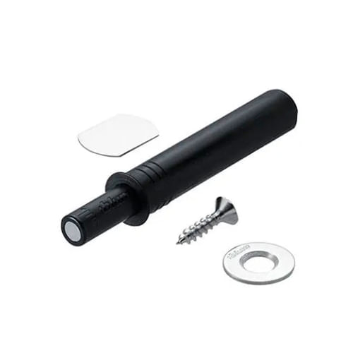 Tip-on para Embutir Curto Preto Blum