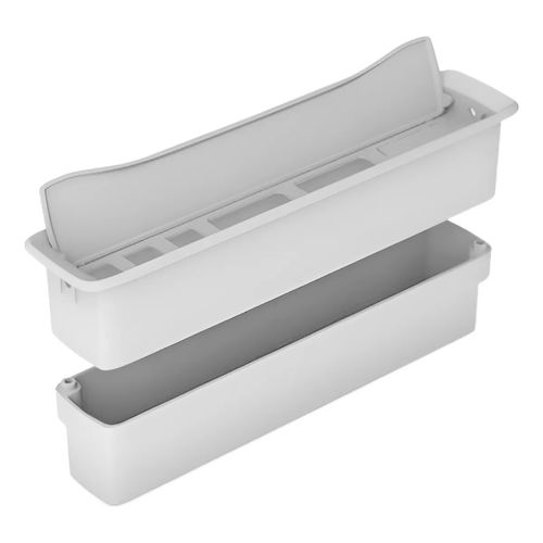 CAIXA NEW SLIM 3 FUROS COM 3 TOMADAS E FUNDO BRANCO QTMOV