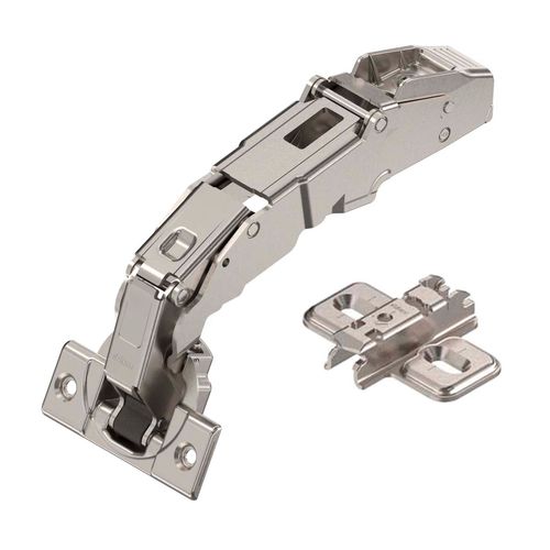 Dobradiça 35mm Clip 155º Curva com Blumotion + Calço Blum