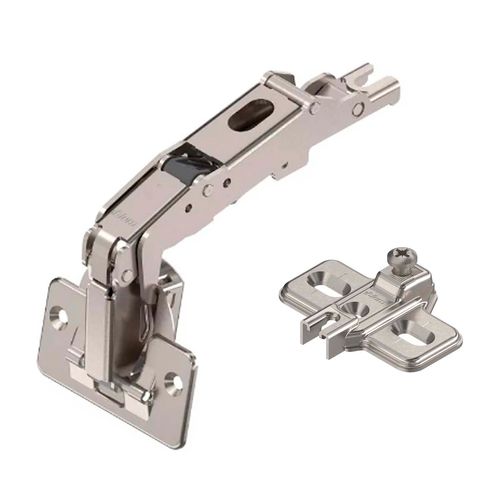 Dobradiça 35mm 170º Reta Modul + Calço Blum