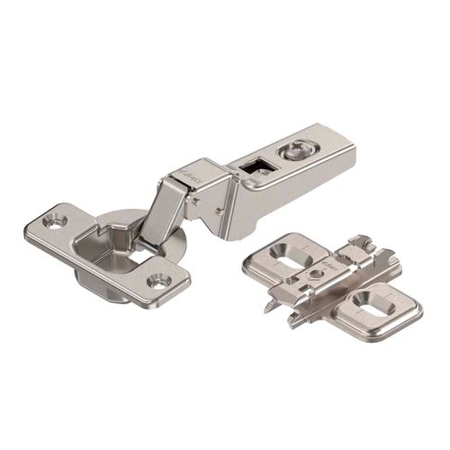 Dobradiça 35mm Clip 107º Curva + Calço Blum