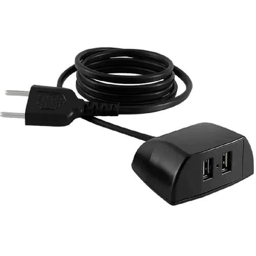 Sonic Fixo com 2 Usb Cabo 1,7m Preto Qtmov