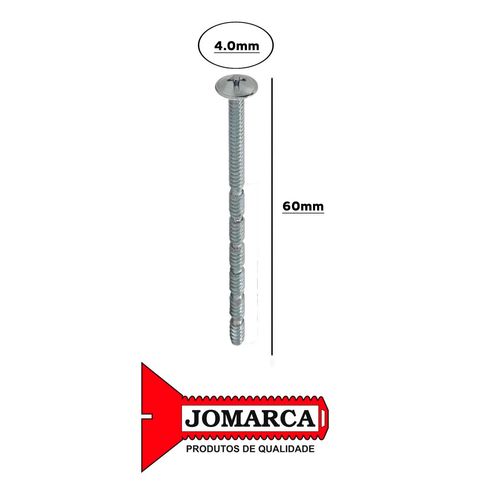 PARAFUSO PHILIPS 4.0X60MM CAIXA C/200 UNIDADES PARA PUXADOR JOMARCA