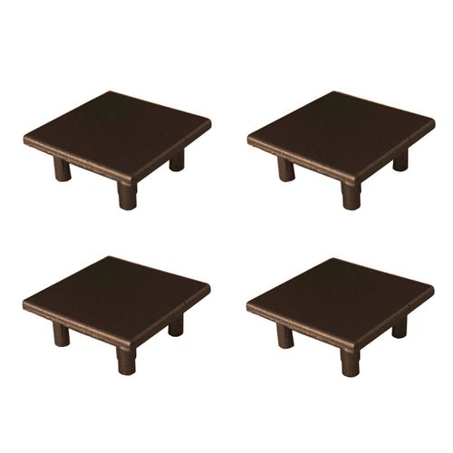 Tampa Corten para Perfil Link Embalagem C/4 Unidades Rometal