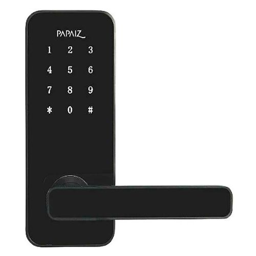 Fechadura Digital Smart Lock Embutida Preta Sl100 Papaiz