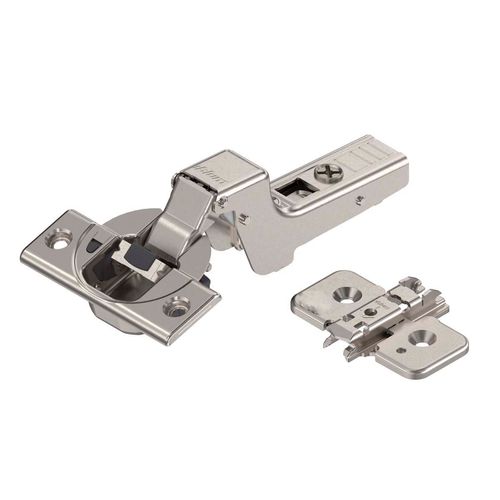 Dobradiça 35mm Super Curva Clip 110º com Blumotion + Calço Blum