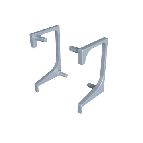 Ponteira Pe-046/053 D/e Vazada Cromo Acetinado Rometal