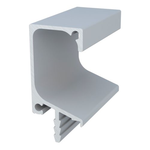 Puxador Perfil Rm-190 3 Metros para 18mm Inox Polido Rometal