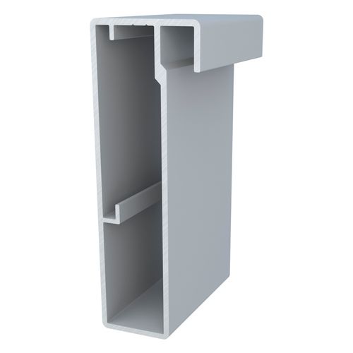 PERFIL RM-094 3 METROS VIDRO DE 4MM INOX POLIDO ROMETAL