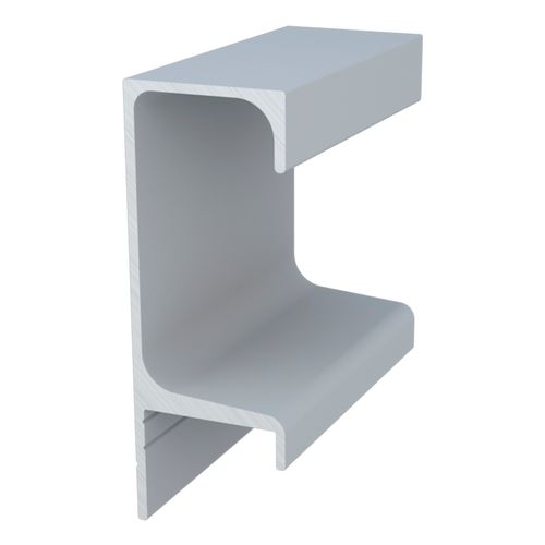 Puxador Perfil Rm-087 3 Metros para 15mm Champagne Claro Rometal