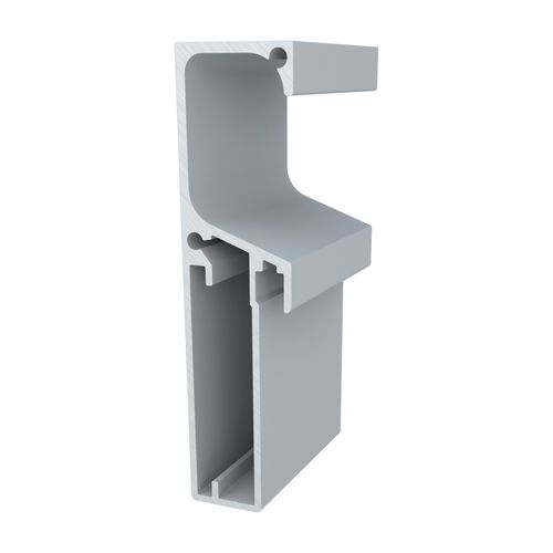 Puxador Perfil Rm-179 3 Metros Vidro de 4mm Champagne Claro Rometal