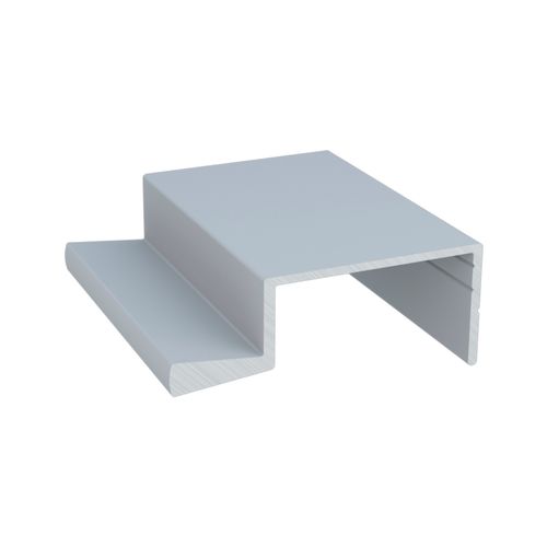 PUXADOR PERFIL RM-125 3 METROS PARA 25MM PRETO ROMETAL