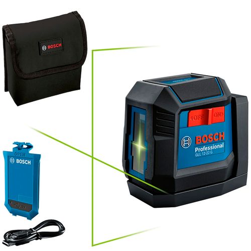 NÍVEL A LASER VERDE GLL 12-22 G LI BOSCH