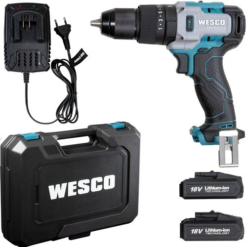 FURADEIRA DE IMPACTO BRUSHLESS - 13 MM 18V WESCO