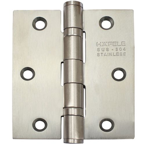 Dobradiça com Rolamento 3x2.5mm Reta Inox Fosca Hafele