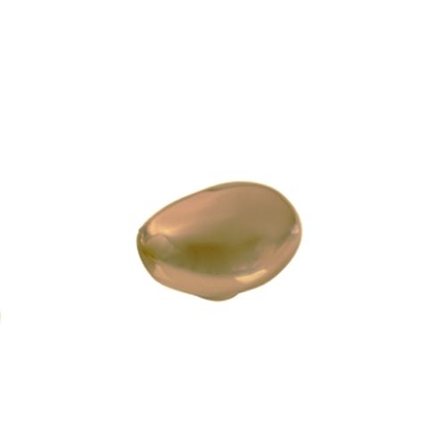 Puxador Seixo Pequeno Dourado Matte Zen