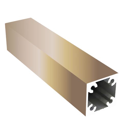 PERFIL LINK MODULAR RM-283 INOX POLIDO 3 METROS ROMETAL