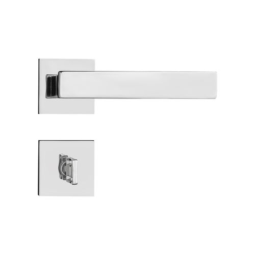 Fechadura Retro Banheiro Cromo Escovado Pado