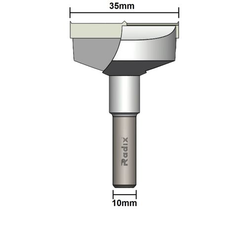 Broca para Dobradiças e Puxadores 35mm Profissional Radix