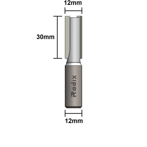 Fresa Paralela 12mm Haste 12mm Radix