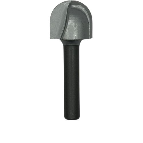 Fresa Meia Cana Ponta U 15,87mm Haste 6mm Radix