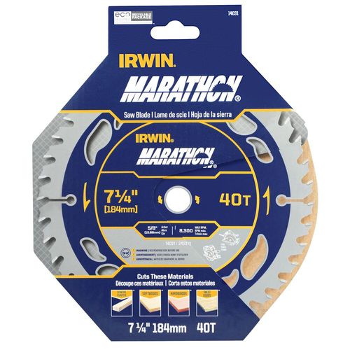 Disco de Serra Circular Marathon 7.1/4 40 Dentes Irwin