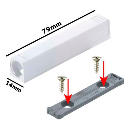 Calço Adaptador para Tip-on Longo Branco Blum