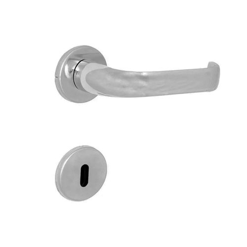 Fechadura Interna Luna 55mm Cromo Escovado Arouca