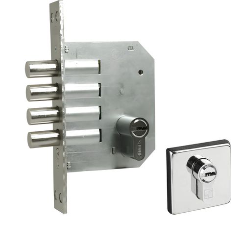 Fechadura Rolete Aux Inox Polido 098 1410 4 Pinos Arouca