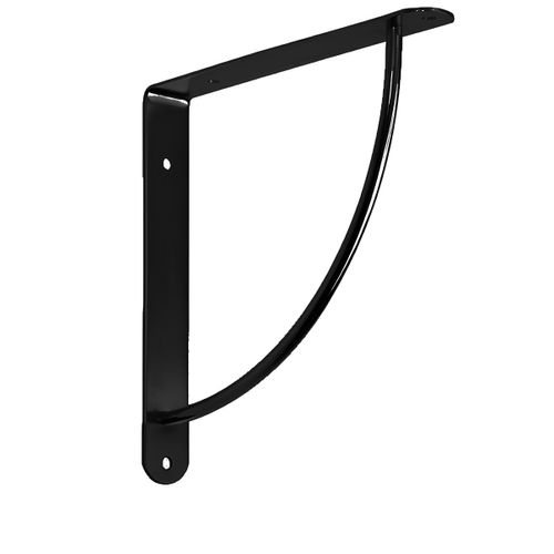 Suporte de Prateleira Uno 25x180 Mm  Preto Masutti