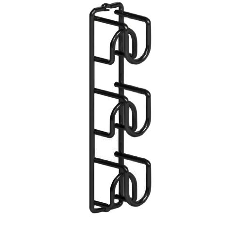 Adega Cube para 3 Garrafas 70x335x80mm Masutti Preto Masutti