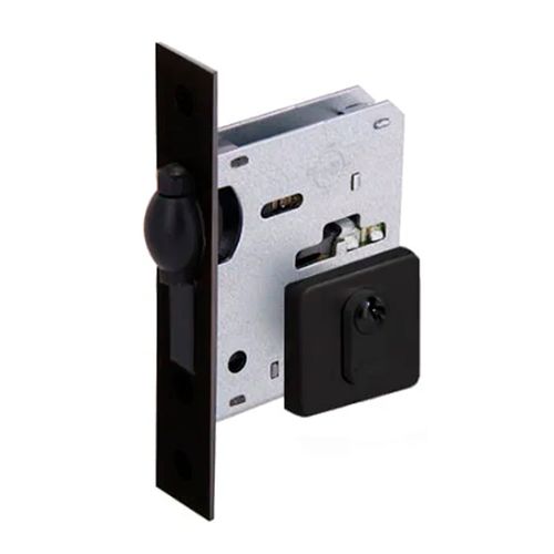 Fechadura Externa Rolete 4110 45mm Preta Arouca