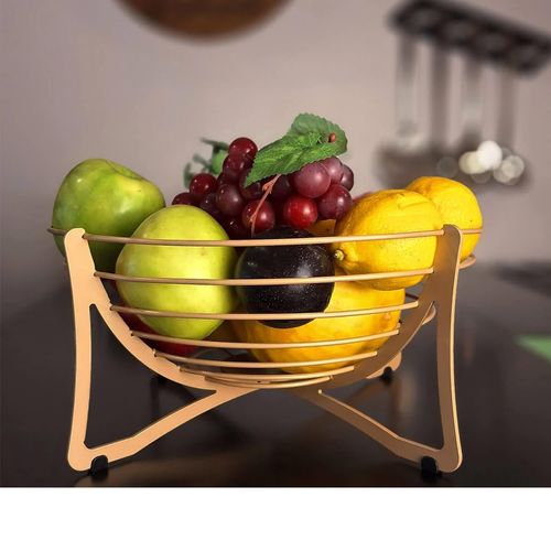 FRUTEIRA HÉLICE ORGANIZE 6516 345X115MM GOLD MATTE MASUTTI