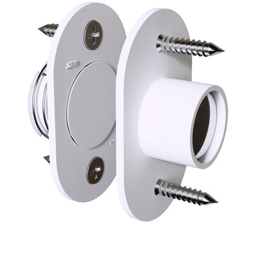 Fecho Magnético para Portas e Janelas Branco Stam