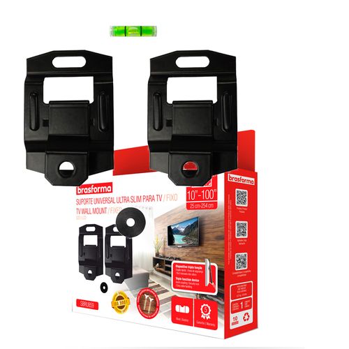 SUPORTE PARA TV UNIVERSAL FIXO 10” A 100” SBRU 859 BRASFORMA
