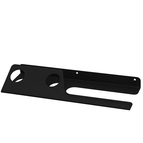 Adega com Suporte de Taças Preto Organize 350x50x115mm 6450 Masutti