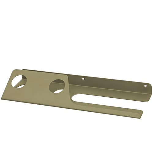 Adega com Suporte de Taças Dourado Organize 350x50x115mm 6450 Masutti