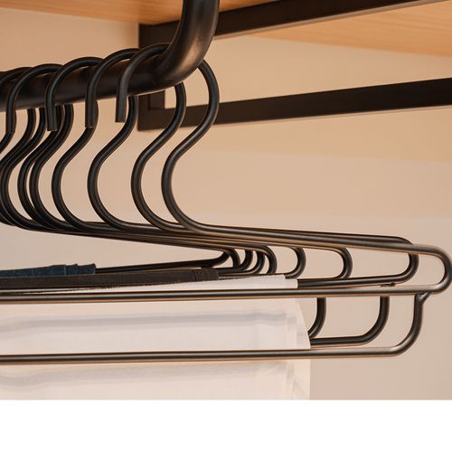CABIDE DUPLO PRETO FOSCO 430X185X7MM 6180 MASUTTI