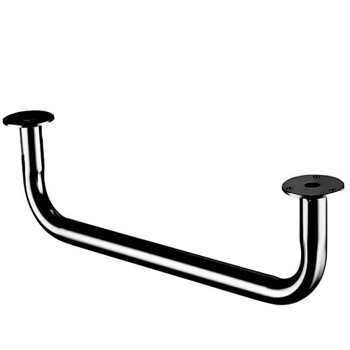 SUPORTE PARA CABIDES CURVO PRETO 380MM MASUTTI