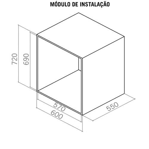 Gaveta com Escorredor de Louça 4645 Inox Masutti
