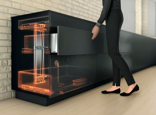 Kit de Acionamento Servo-drive para 1 Gaveta Sem Fonte Blum