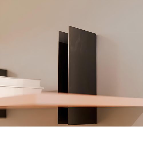Suporte Fit 6318 para Prateleira de 18mm Preto Masutti