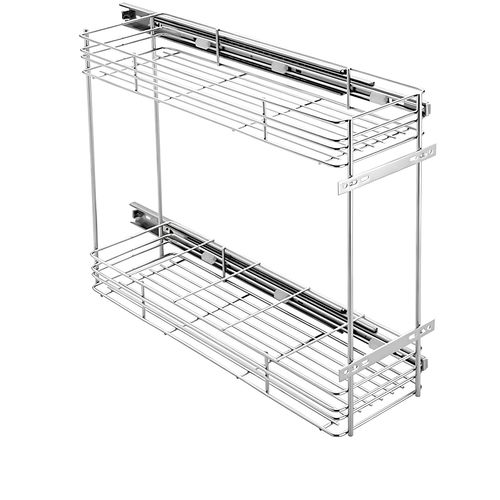 Porta Garrafas Lateral com Corrediça Telescópica 4425 Inox Masutti
