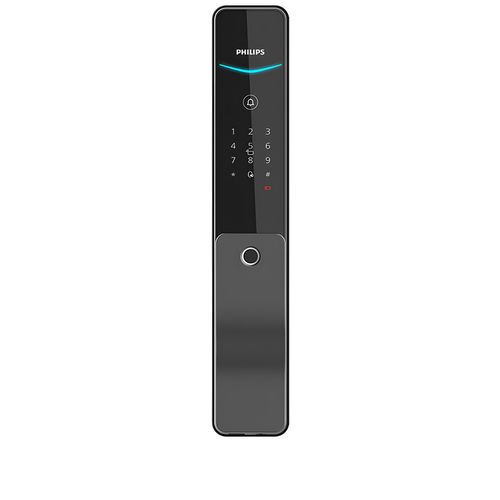 Fechadura Digital Biométrica Push and Pull DDL801-5HBS Philips