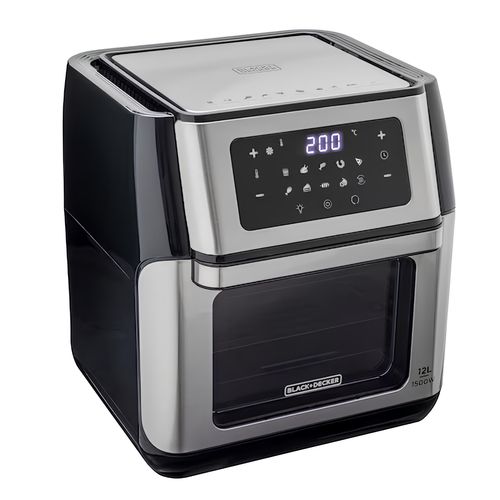 Airfryer Oven 5 em 1 220v Gourmand Gris 12L e 4L Black&decker