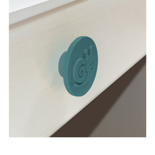 Puxador Infantil Coin Caracol 55mm Amalfi Zen