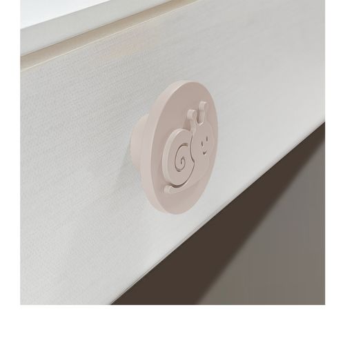 Puxador Infantil Coin Caracol 55mm Azaleia Zen